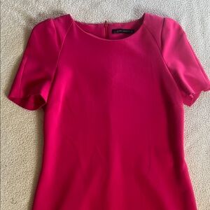 Zara Fuchsia Short Sleeve Top